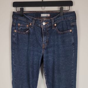 Levi's 515 Bootcut Dark Blue Petite Short Women's Jeans